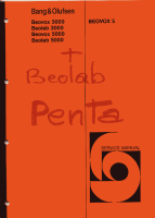 Bang & Olufsen - Beovox_3000-Service-Manual